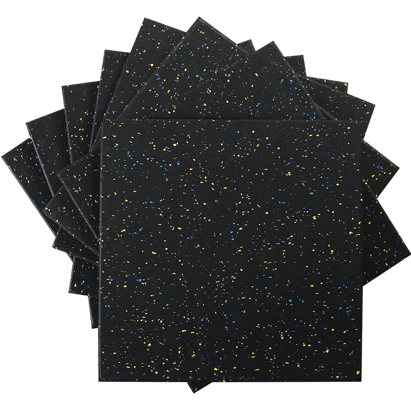 333体育复合环保材质橡胶地垫运动地垫室内缓冲地板健身器材力量区专用拼接垫子（12块起拍）