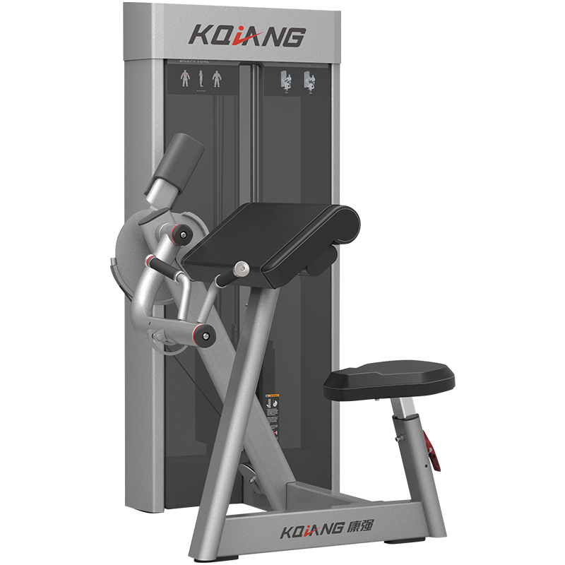 333体育商用健身房坐姿二头肌弯举训练器8007专用力量器械无氧健身器械
