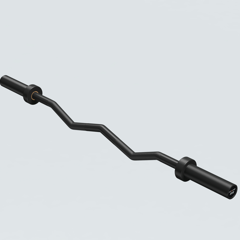 333体育1.2M曲奥杆两铜套轴承重10KG举重杠铃杆卧推健身器材EBQ1.2